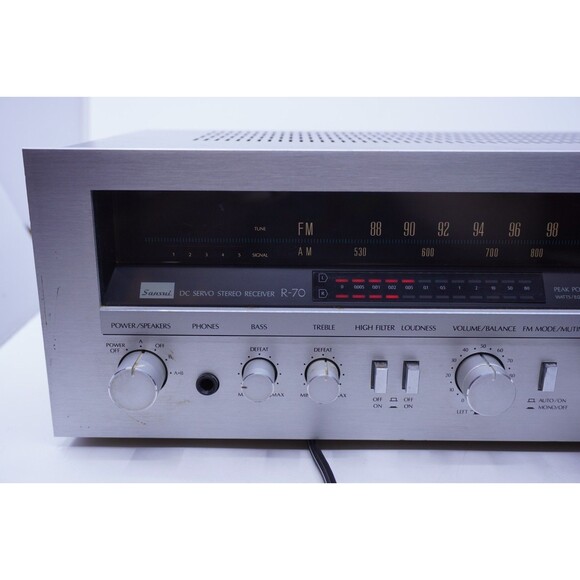 Vintage Sansui R-70 65W Stereo Hi-Fi-Receiver Tested Working Audio Equipment - Picture 2 of 10